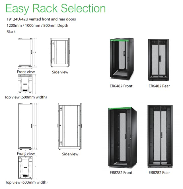 Tủ rack APC Easy và Cách lựa chọn 